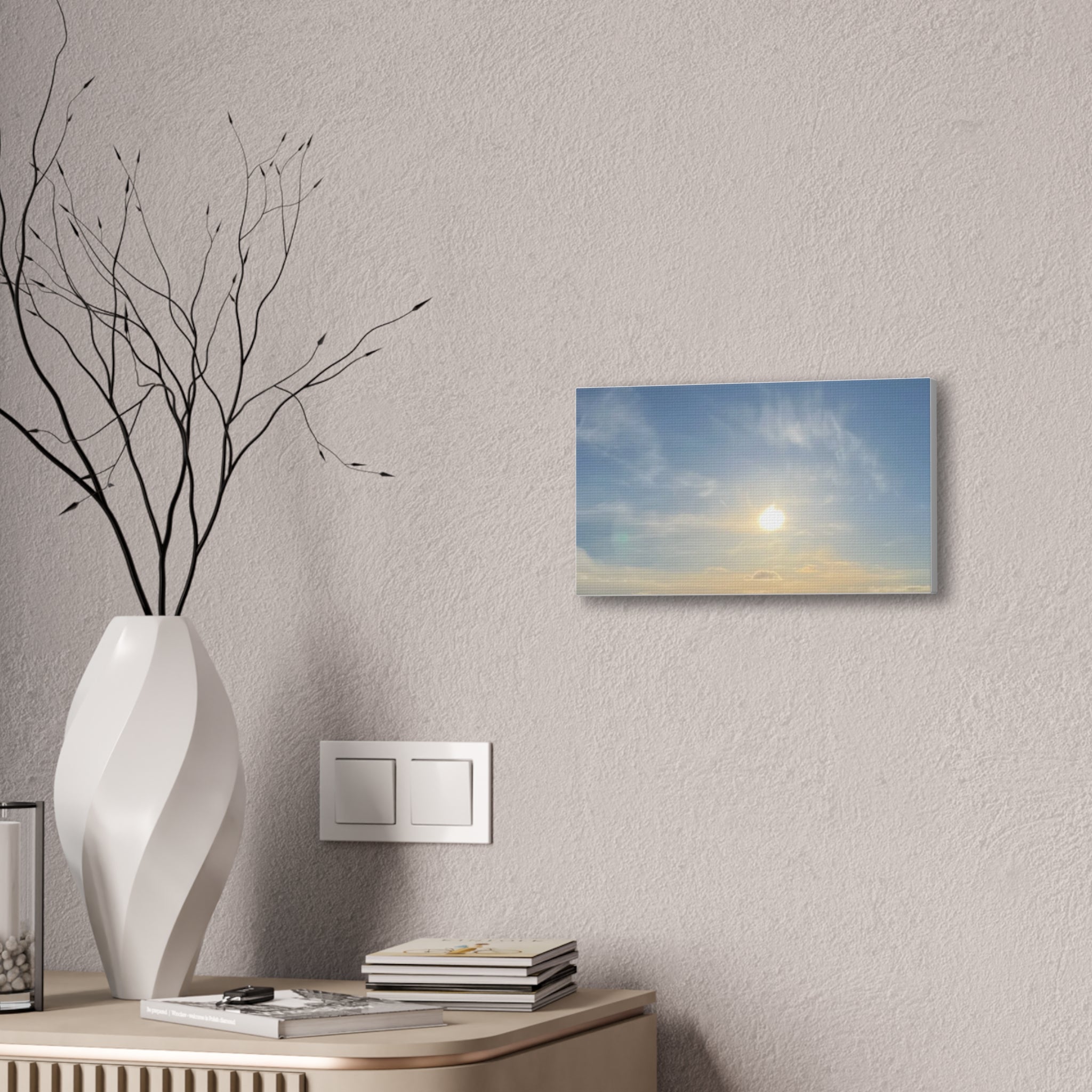 Sunrise Sky Canvas Print — Tranquil Morning Wall Art