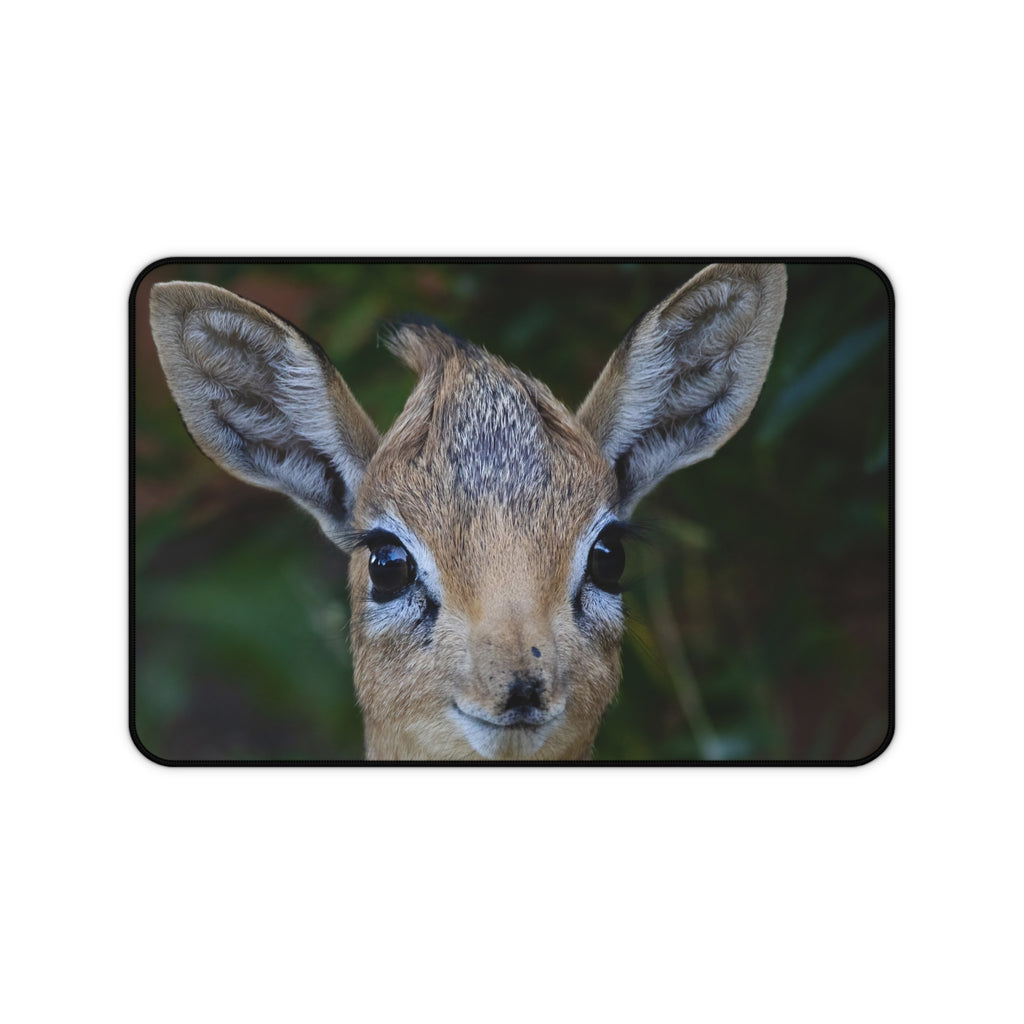 Cute Dik-Dik Deer Desk Mat – Animal Lover Mouse Pad for Office & Gaming
