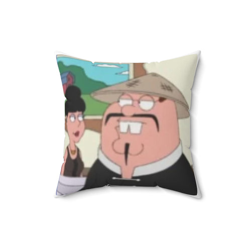 Chinese Peter Griffin Face Square Pillow - Family Guy Throw Pillow