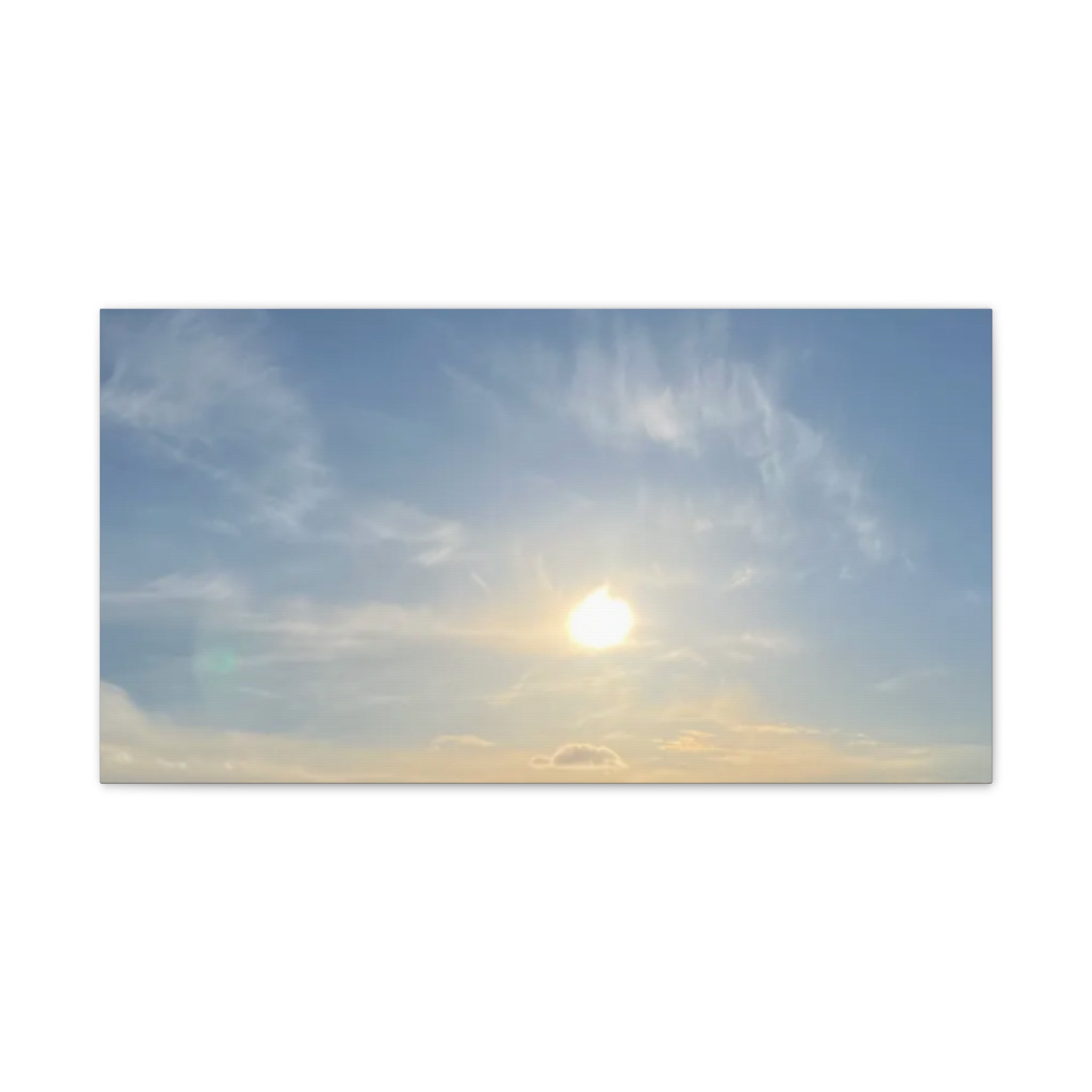 Sunrise Sky Canvas Print — Tranquil Morning Wall Art
