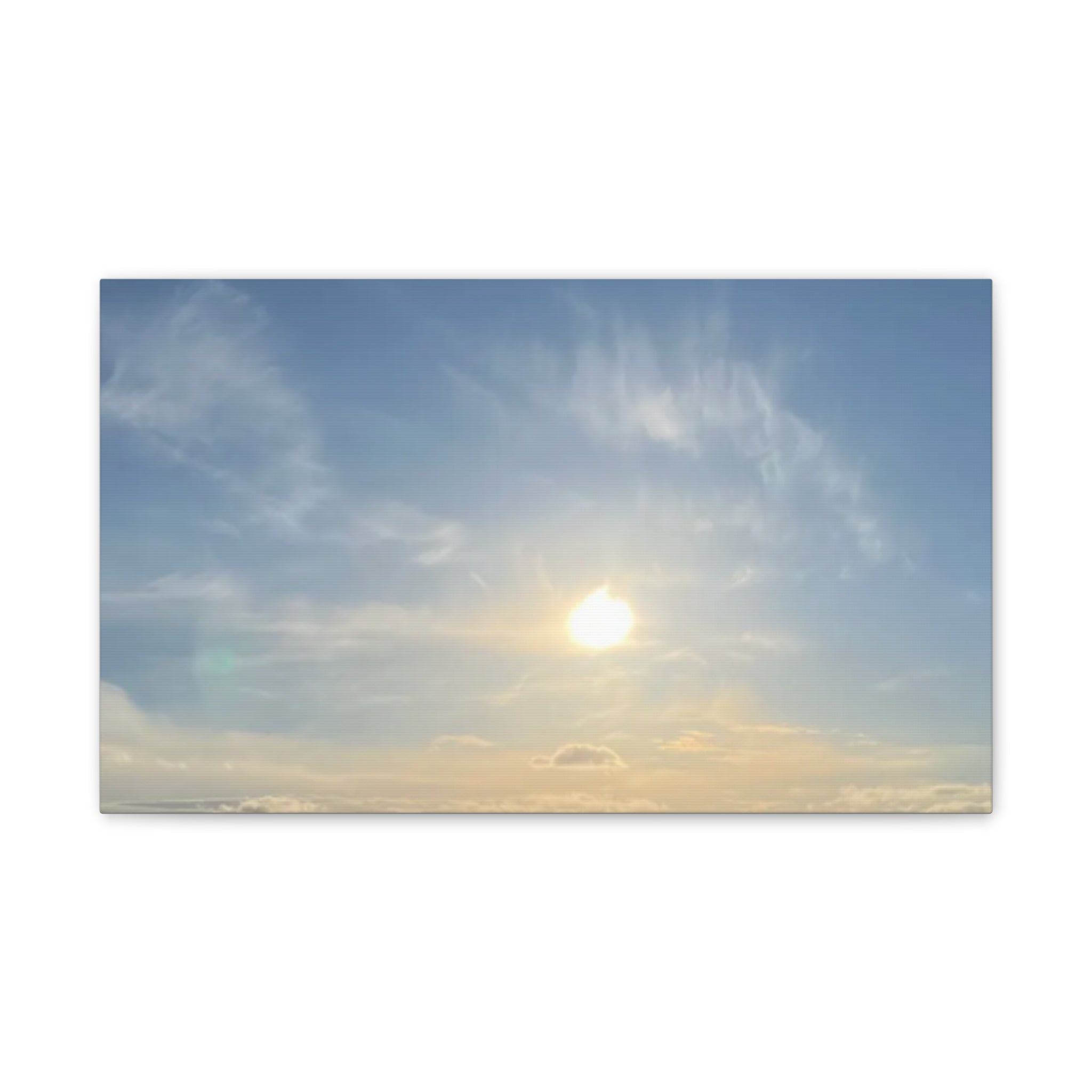 Sunrise Sky Canvas Print — Tranquil Morning Wall Art