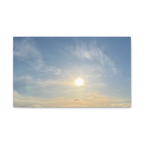 Sunrise Sky (taken on Saturday 6th of June, 2026 by Kayamans) Canvas Print — Tranquil Morning
