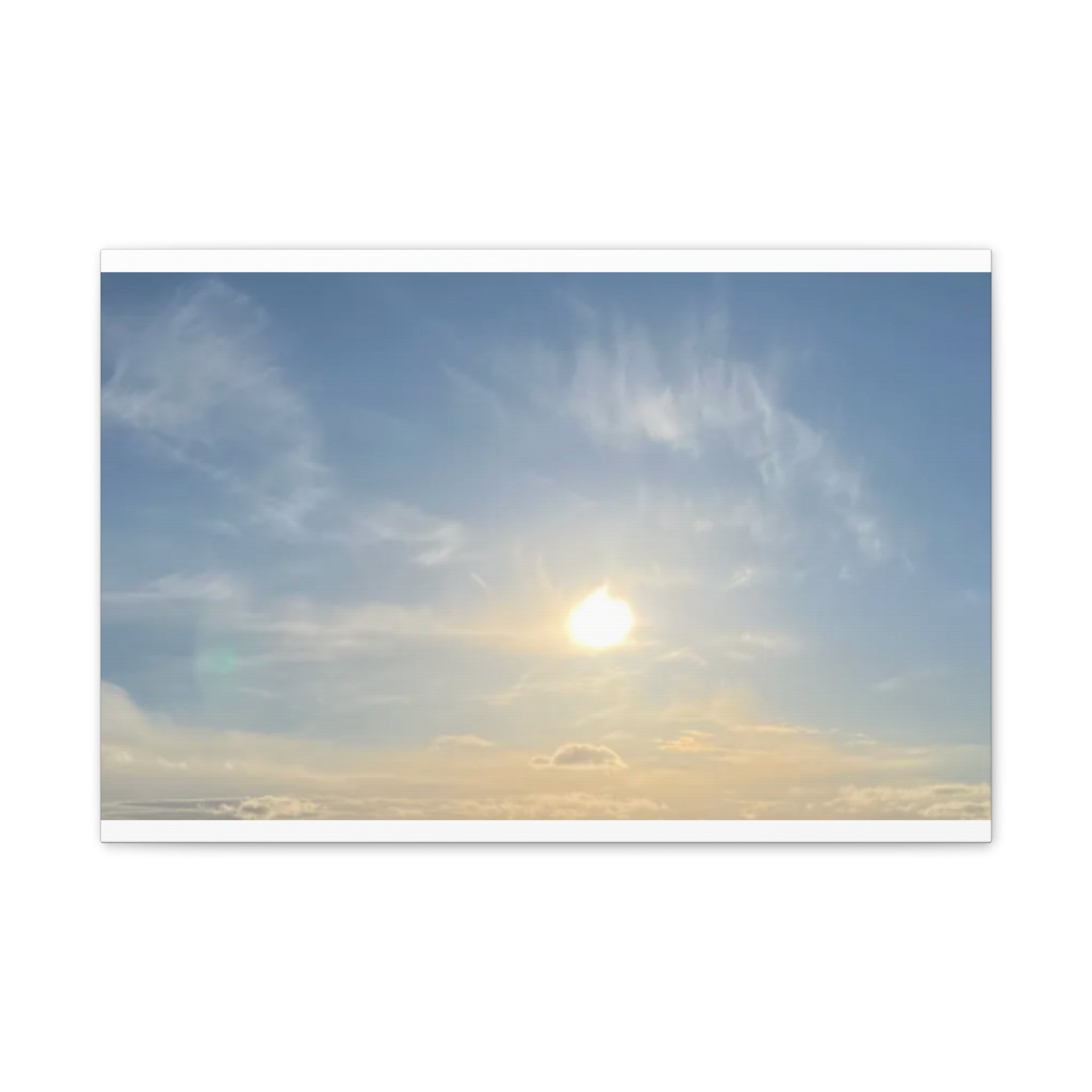 Sunrise Sky Canvas Print — Tranquil Morning Wall Art