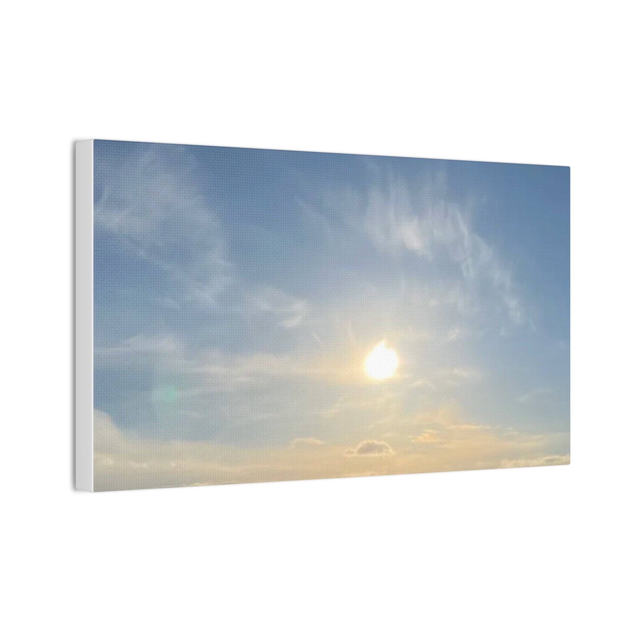 Sunrise Sky Canvas Print — Tranquil Morning Wall Art
