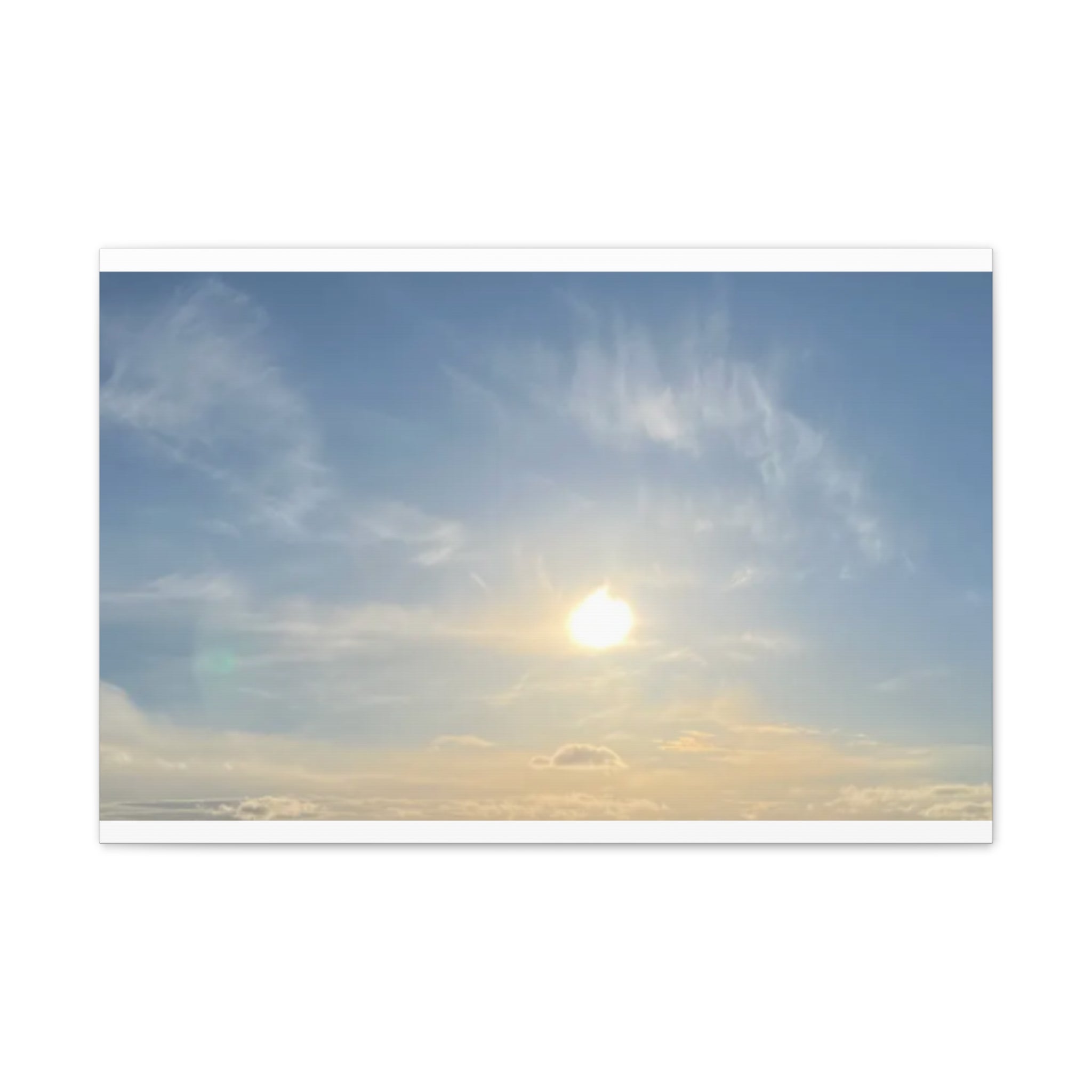 Sunrise Sky Canvas Print — Tranquil Morning Wall Art