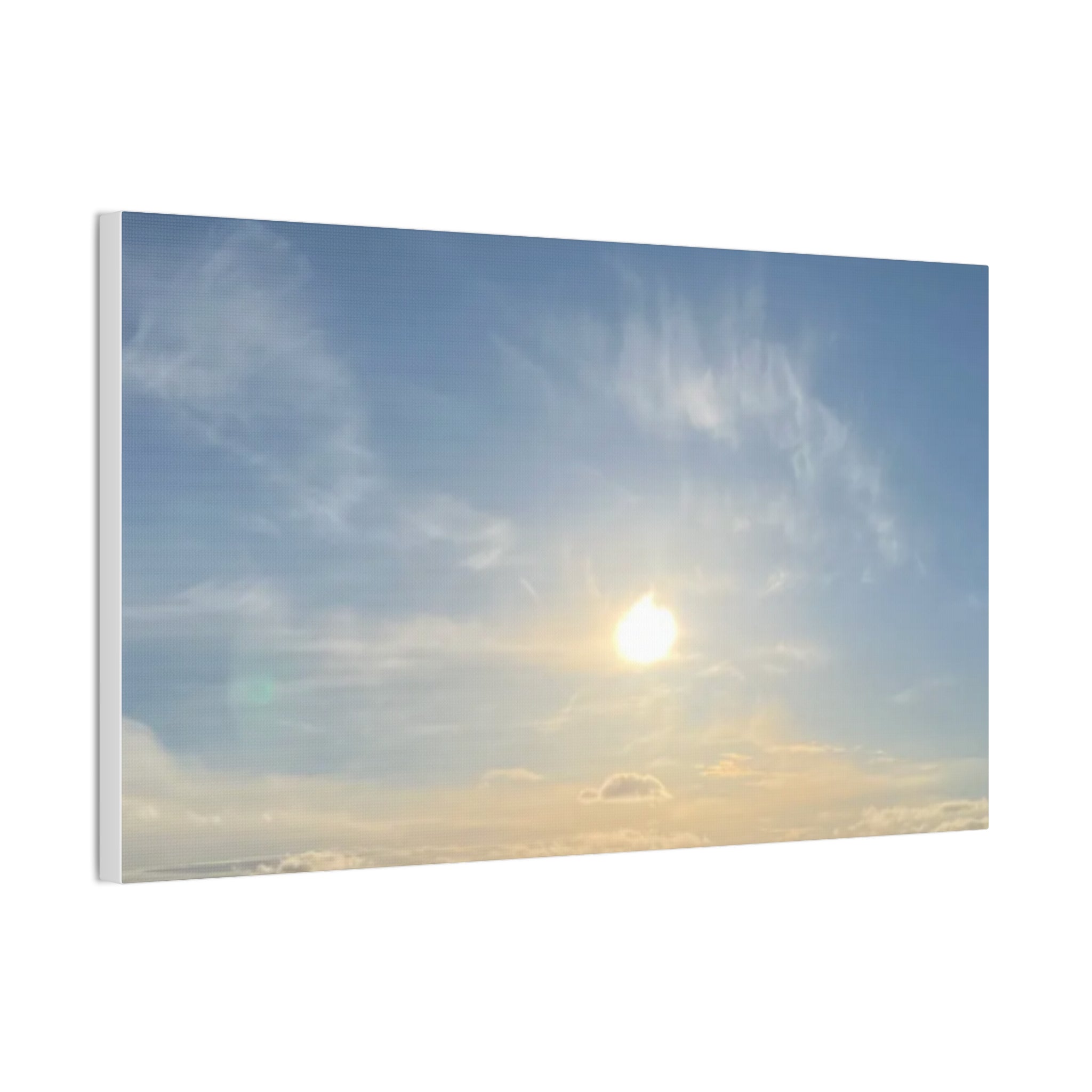 Sunrise Sky Canvas Print — Tranquil Morning Wall Art