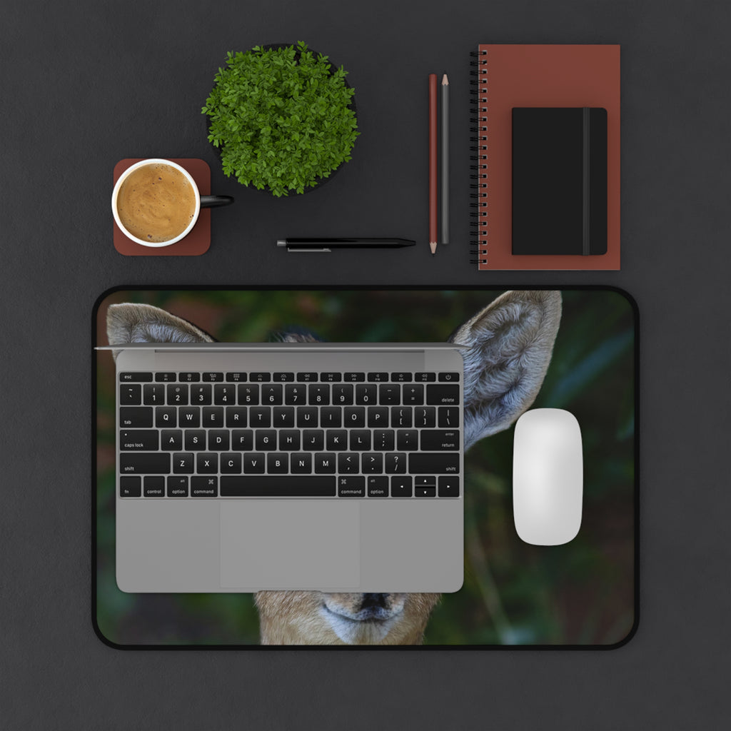 Cute Dik-Dik Deer Desk Mat – Animal Lover Mouse Pad for Office & Gaming