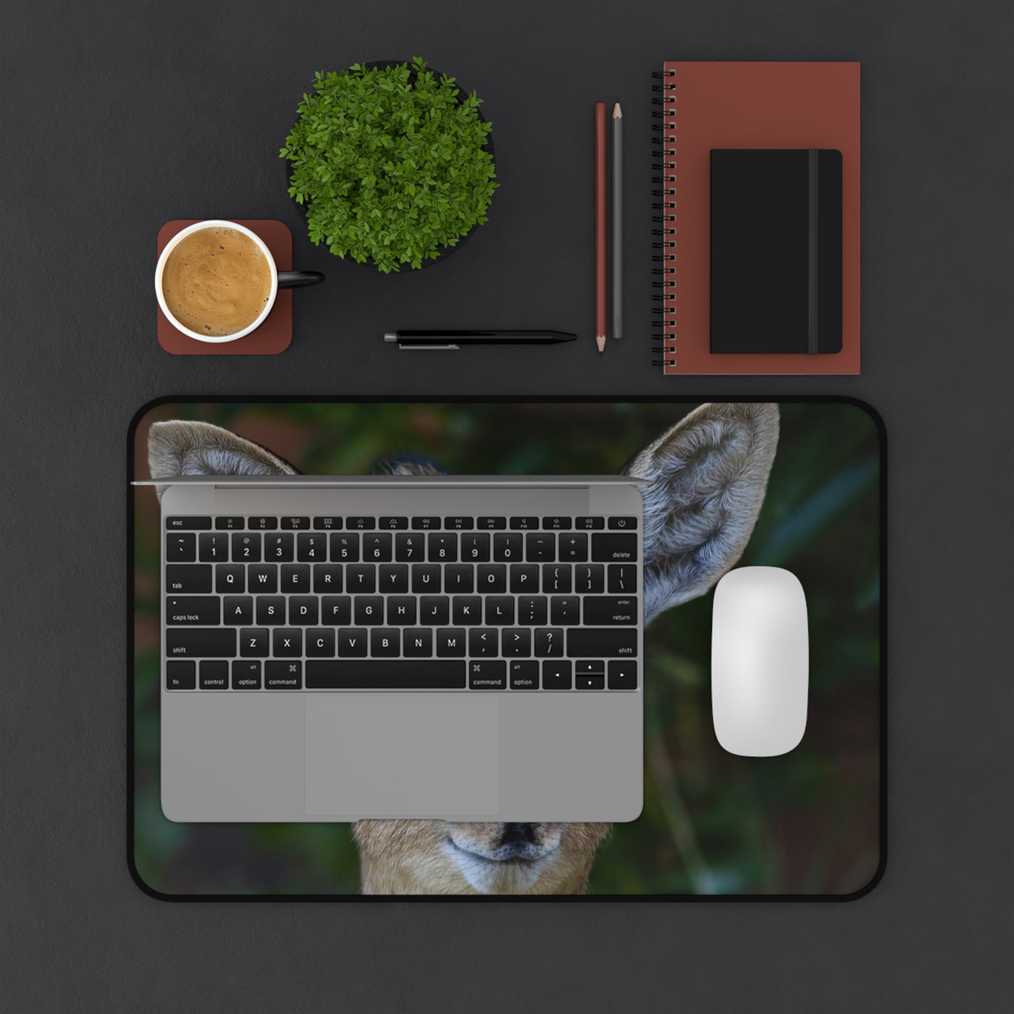Cute Dik-Dik Deer Desk Mat – Animal Lover Mouse Pad for Office & Gaming