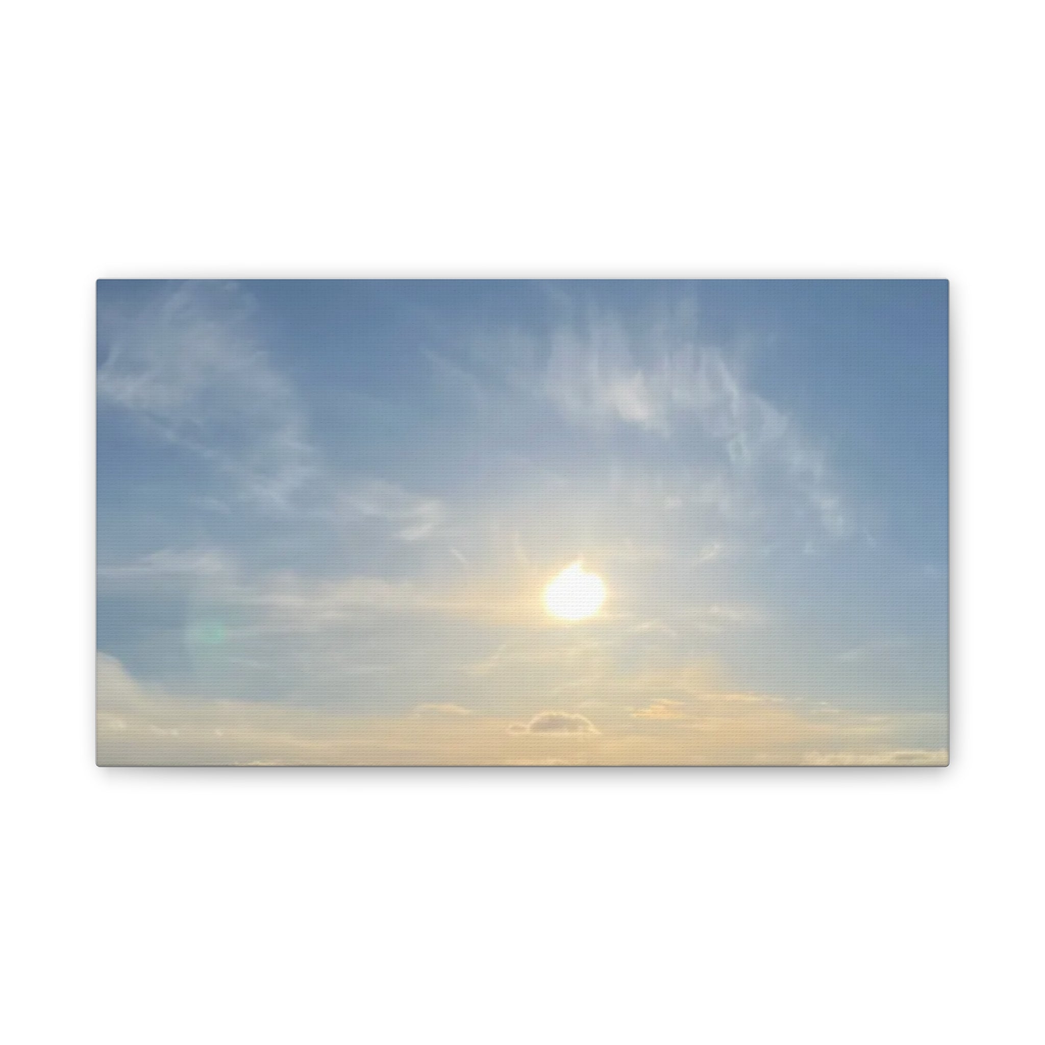 Sunrise Sky Canvas Print — Tranquil Morning Wall Art